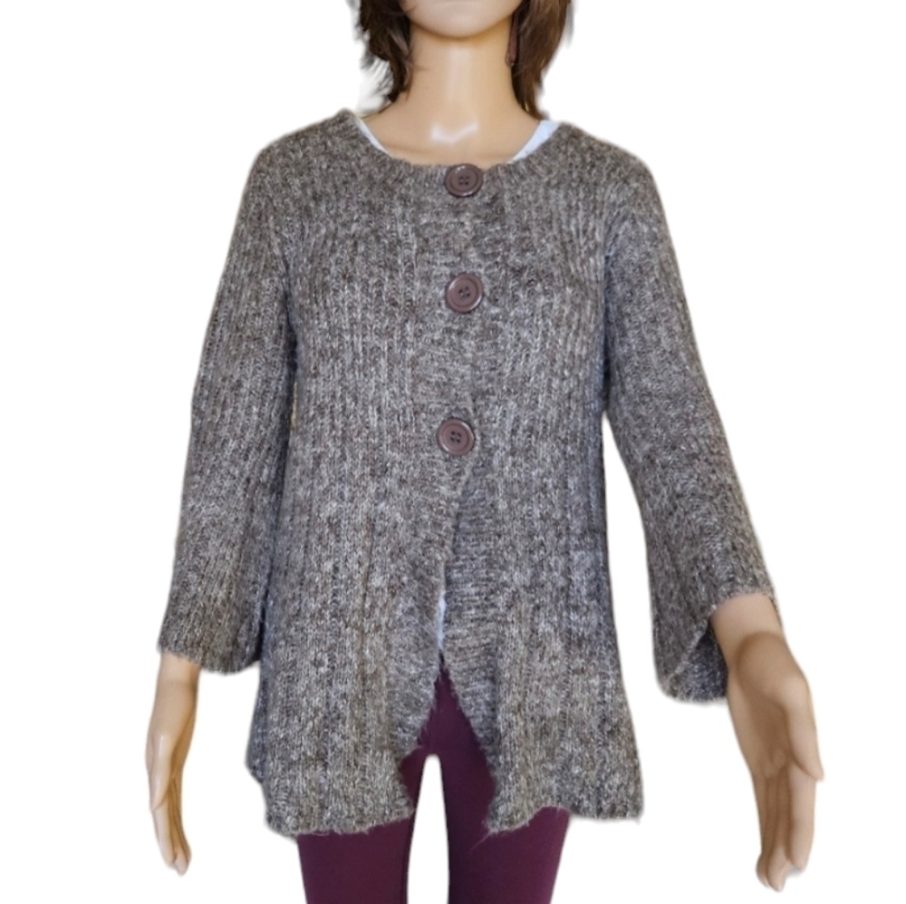 Carolyn Taylor Chunky Cardigan Tunic Sweater